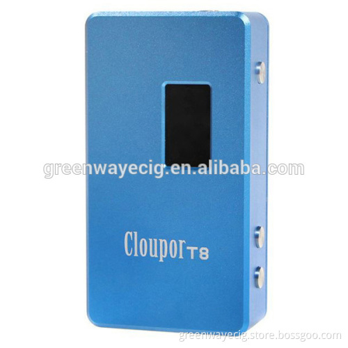 2015 Authentic mechanical mod ecig Cloupor T8 150w, mod box watt